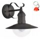  Rabalux Gartenwandleuchte schwarz E27 60 W