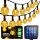  NNLED 39287 580 cm Solar-Lichterkette, transparent