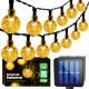  NNLED 39287 580 cm Solar-Lichterkette, transparent