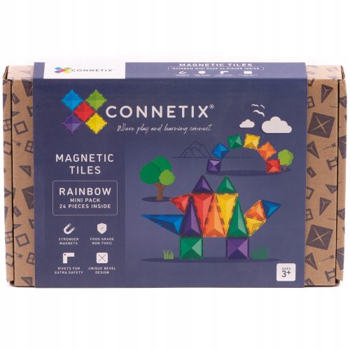  Connetix Magnetblöcke Connetix Magnetblöcke - Rainbow Mini Pack 24 Stk. 24 Stk.