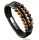  HERREN-LEDERARMBAND, TIGERAUGENSTEIN