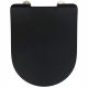 Wenko Sedilo WC-Sitz, Duroplast schwarz