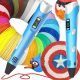  3D-STIFT MIT 100 M NACHFÜLLUNG, GRATIS 3D-STIFT BLAU
