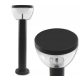  Runder Masterled-Lichtmast, integrierte LED-Quelle, 50 cm, schwarz
