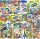  Bambino-Kunstset, 21-tlg. + Kidea blauer radierbarer Stift