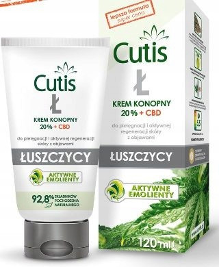 CUTIS L Hanfcreme 20 % + CBD 120ML - Natürliche Pflege bei Hautproblemen