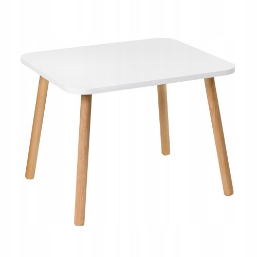  Kindertisch Rechteck Weiß 50x60