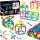  Trifox Magnetbausteine MAGNETBAUSTEINE PUZZLE 124-tlg.