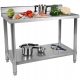 Royal Catering Cateringtisch 1000 mm x 69,8 cm x 97 cm
