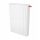  De'Longhi 711 W Stahlplattenheizkörper, weiß, 500 x 900 x 66 mm - Anschluss seitlich oder unten