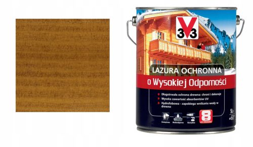 Schutzlack V33 37685 Goldene Eiche 5 l