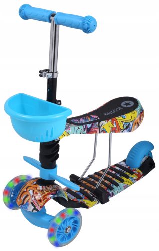  DREIRAD-LED-BALANCE-SCOOTER 3in1