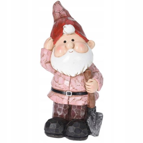  Gartenzwergfigur für den Garten, 21 cm, rot