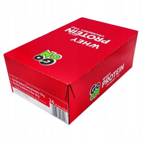 GO ON Proteinriegel mit Cranberry und Goji-Beeren, 24 x 50g