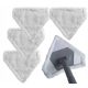 Vespero Dreieck-Flachmopp 17 cm + 4× Vespero Delta Flachmop-Einsatz 17 cm