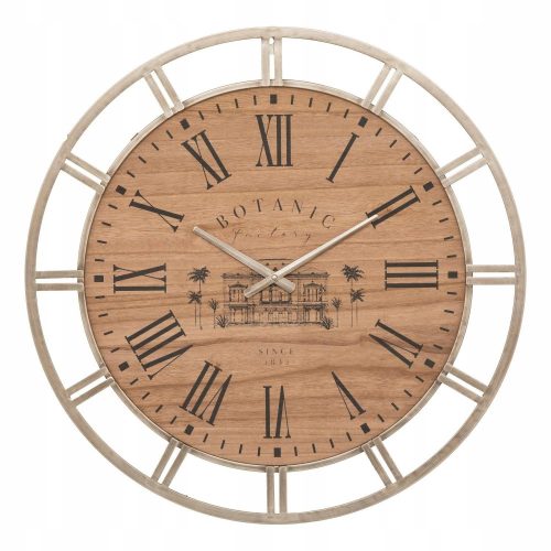Uhr für zu Hause Atmosphera-Wanduhr, Brauntöne, 70 cm