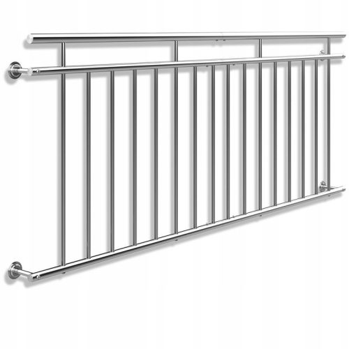 Französisches Balkongeländer 90X225 Edelstahl