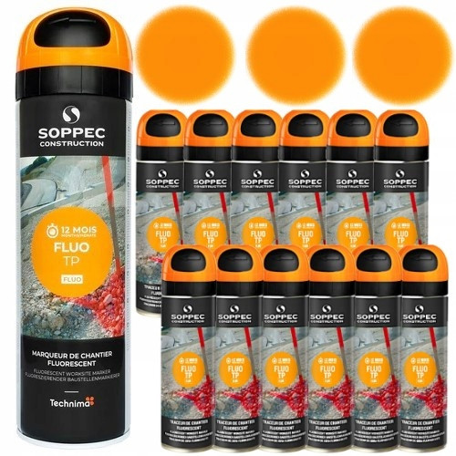 Soppec geodätische Farbe Rot, Blau, Orange, Rosa, Grün, Gelb 500 ml