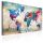 Bilder an der Wand Bild - Weltkarte: Colourful Madness - 120X80