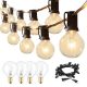  GIRLANDE GARTEN LICHTER 50 PATIO BALKON TERRASSE 15m