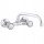 Yoka Home GRANO Wand-Küchenarmatur, Silber
