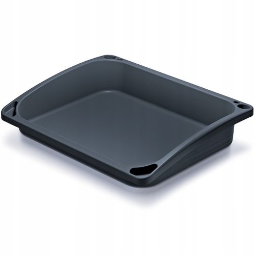 Prosperplast Blumentopf 57 cm x 45 x 11 cm, schwarzer Kunststoff
