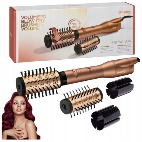  BABYLISS rotierender Lockenstab, rotierender Lockentrockner, 2 Bürsten