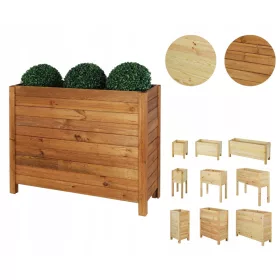    Wamar-Sosenka Blumentopf 30 cm x 88 x 72,5 cm, Holztöne in Braun und Beige