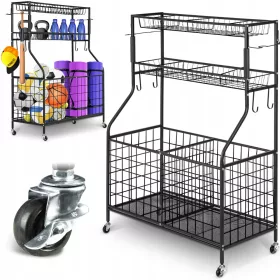    Humberg Lagerregal aus Metall, 123,5 x 91 x 41,5 cm, max. 30 kg pro Regal
