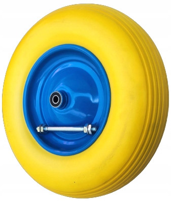 Felgen für Rasenmäher und Traktoren Barrow-Rad 4,80/4,00 Tubeless Solid + ACHSE