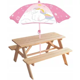 Fun House Tisch und Bank für Kinder ab 3 Jahren