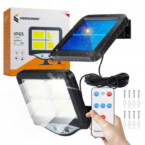  Vergionic Straßenlaterne 80 W 2500 lm solarbetrieben