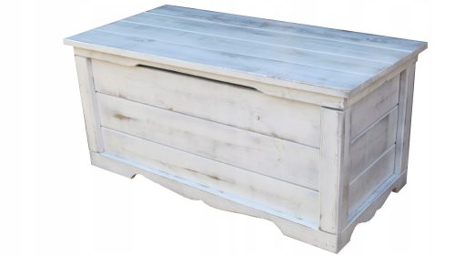 Gartenbox Gartenkiste aus Holz, 180 l, weiß