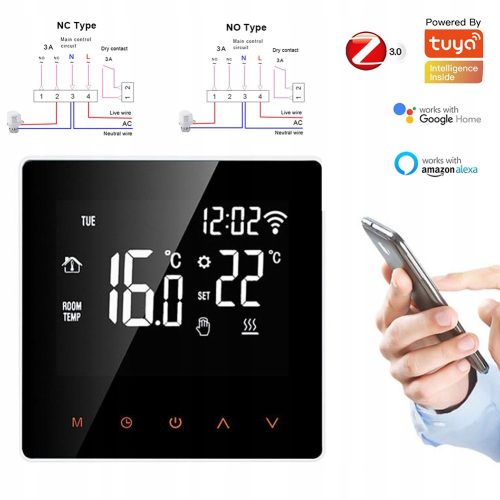  ZIGBEE-Thermostat für Wasser-Fußbodenheizung/Boiler