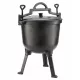  Gusseisentopf Ungarischer Jagdtopf Lagerfeuer Braten Grill 8 L