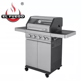  EL FUEGO SUNSET BEACH GASGRILL MIT GUSSEISERNEN ROST!