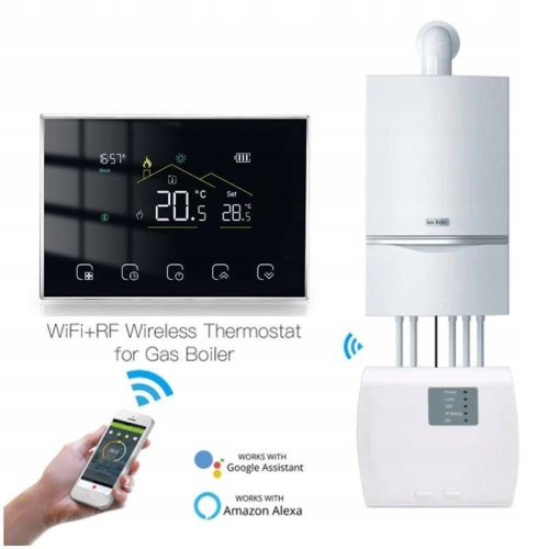  Drahtloser WIFI-Thermostat für Tuya-Kessel