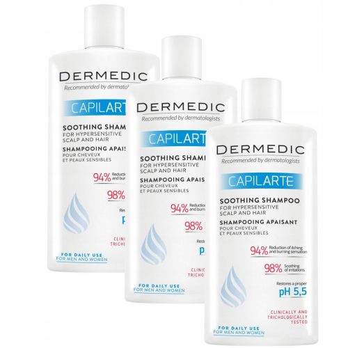 DERMEDIC CAPILARTE Beruhigendes Shampoo für empfindliche Kopfhaut - 300 ml