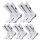  HERREN-SPORTSOCKEN, RUTSCHFESTE FUSSBALLSOCKEN, weiß, 5 STK.