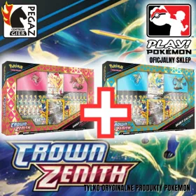    Pokémon-Sammelkartenspiel: Crown Zenith Zamazenta & Zacian SET 2