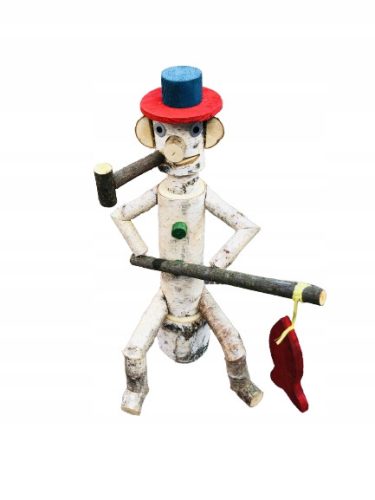  Gartenpuppe, Birke, Gartenfigur, ANGLER