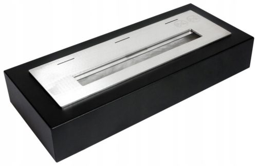 Einsatz für Einbaukamin Biokominki GMT 36x15,3x15,3 cm schwarz
