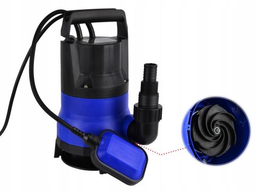 Geko Kunststoffpumpe mit Schwimmer für Schmutzwasser G81401
