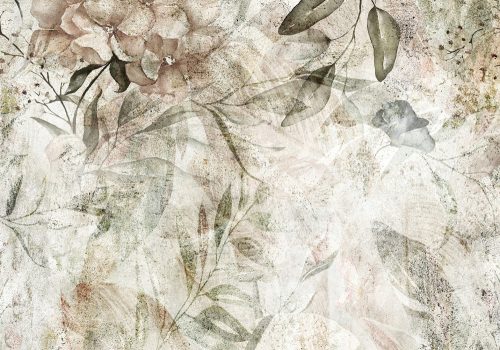FOTOTAPETE BLUMEN BLÄTTER 450x315 bA-10394-aa