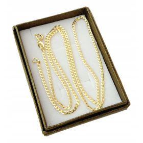  GOLDRÜSTUNGSKETTE 50 CM TAUFE KOMMUNION