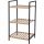  Bathroom Solutions Badezimmerregal, Schwarz, 33 x 38 x 70 cm