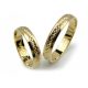  GOLDENE TRAURINGE GRIECHISCHES MUSTER 4 MM GELBGOLD 333 GOLDRUN