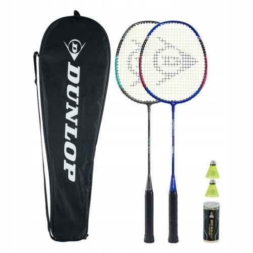 Abdeckung, Schlägerset mit Federball Dunlop Nitro-Star AX 10 2P Set