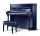  blaues Ritmüller Canon 118 EU Klavier
