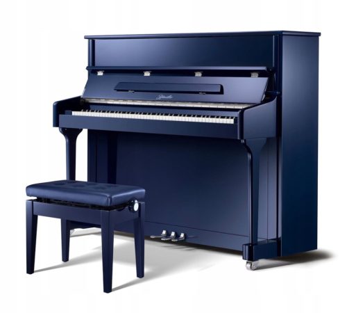  blaues Ritmüller Canon 118 EU Klavier